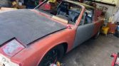 Red 1972 Porsche 914 project manual For Sale