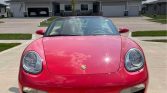 Red 2008 Porsche Boxster convertible manual For Sale