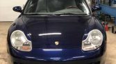 Blue 2001 Porsche 911 Carrera 4 Cabriolet automatic For Sale
