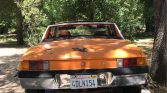 Orange 1971 Porsche 914 manual For Sale
