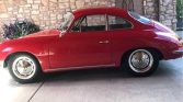 Red 1963 Porsche 356 manual coupe For Sale
