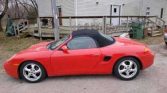 Red 1999 Porsche Boxster manual convertible For Sale