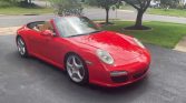 Red 2010 Porsche 911 Carrera Cabriolet automatic For Sale