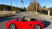 Red 2014 Porsche Boxster manual convertible For Sale