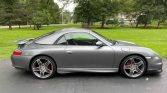 Silver 2001 Porsche 911 Carrera 4 cabriolet manual For Sale