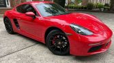 Guards Red 2019 Porsche 718 Cayman Base automatic For Sale