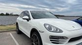 White 2011 Porsche Cayenne automatic diesel SUV For Sale