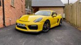 Yellow 2016 Porsche Cayman GT4 Clubsport manual low miles For Sale
