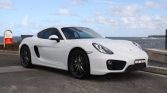 White 2015 Porsche Cayman 981 automatic coupe For Sale