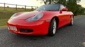 Red 2003 Porsche Boxster manual convertible For Sale