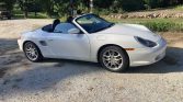 White 2003 Porsche Boxster convertible manual For Sale