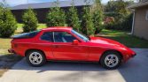Classic red 1987 Porsche 924 S low miles 5spd For Sale