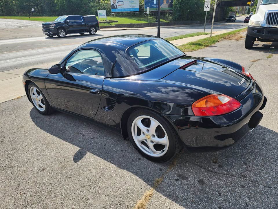 Black 1998 Porsche Boxster automatic convertible For Sale
