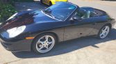 Black 2002 Porsche 911 Carrera cabriolet 6spd manual For Sale
