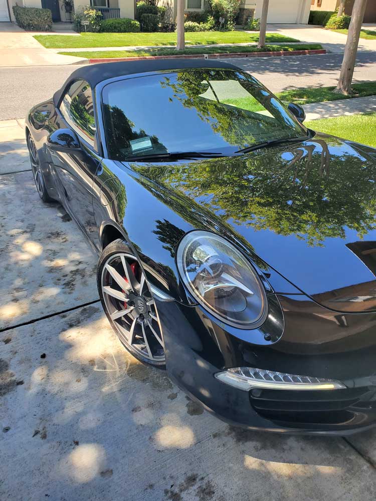 Black 2013 Porsche 911 Carrera S convertible automatic For Sale