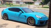 Blue 2014 Porsche Panamera 4S automatic sedan For Sale