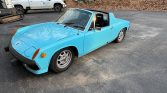 Classic blue 1974 Porsche 914 Targa manual For Sale