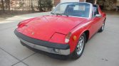 Classic red 1973 Porsche 914 manual coupe For Sale