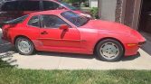 Classic red 1987 Porsche 944 S manual coupe For Sale