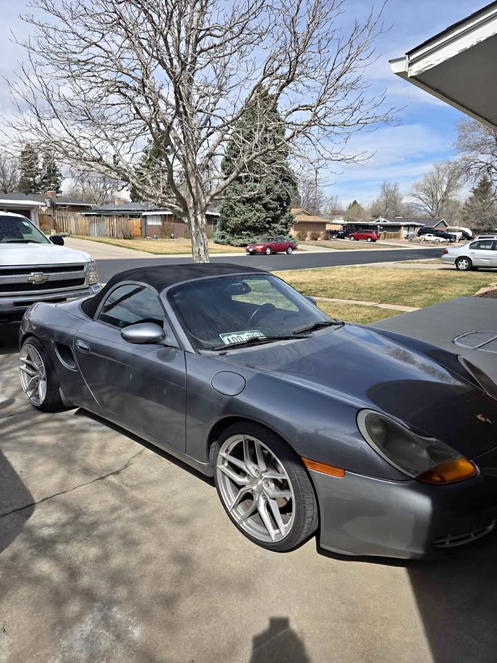Gray 2002 Porsche Boxster convertible automatic For Sale