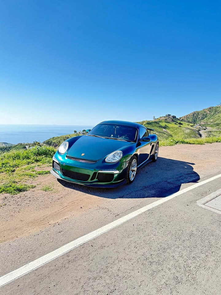 Green 2008 Porsche Cayman manual coupe For Sale