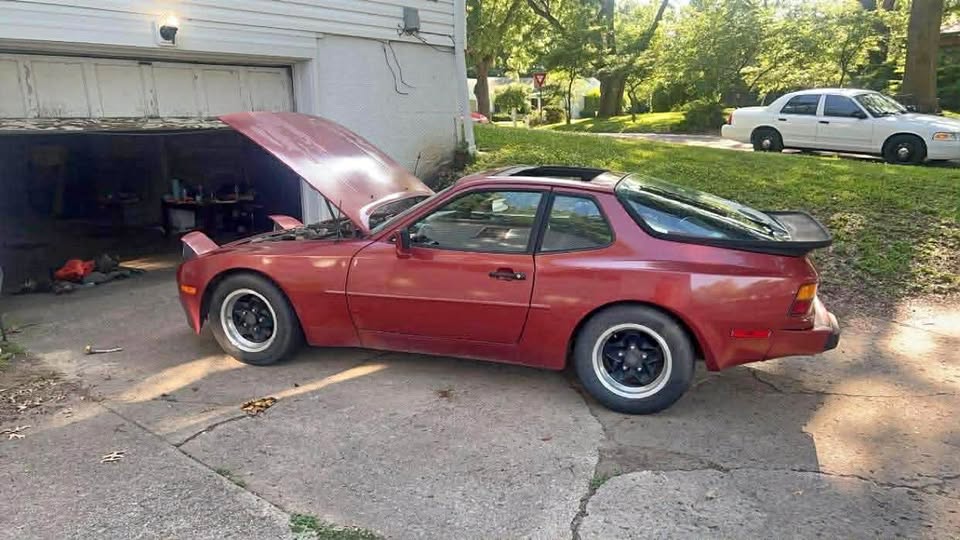 Red 1983 Porsche 944 5spd manual coupe For Sale or Trade