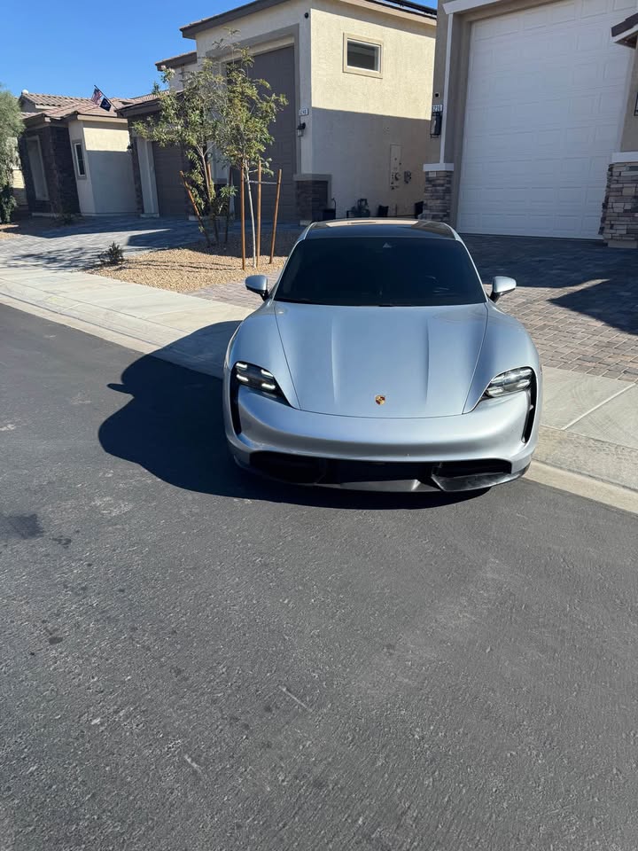 Silver 2020 Porsche Taycan Turbo automatic sedan For Sale