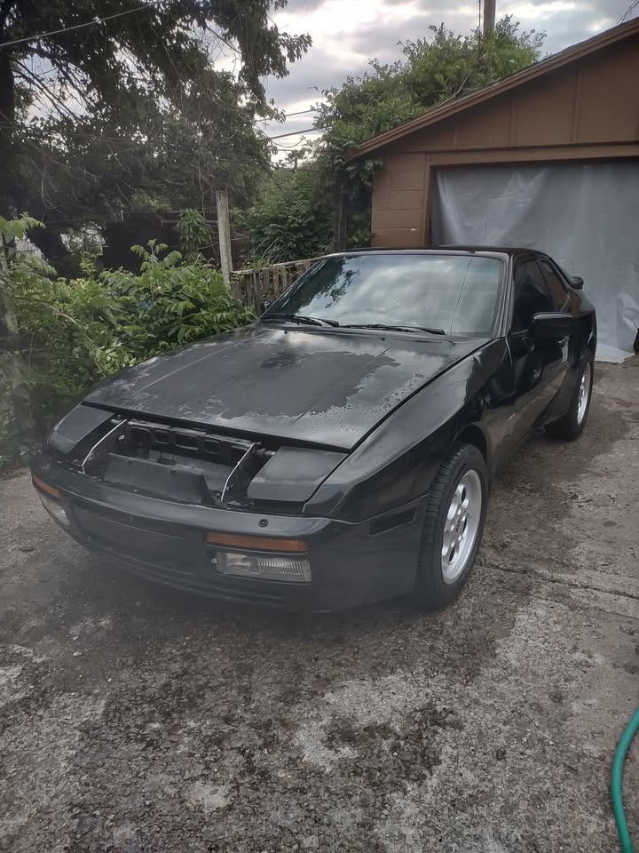 Black 1987 Porsche 944 Turbo manual coupe For Sale