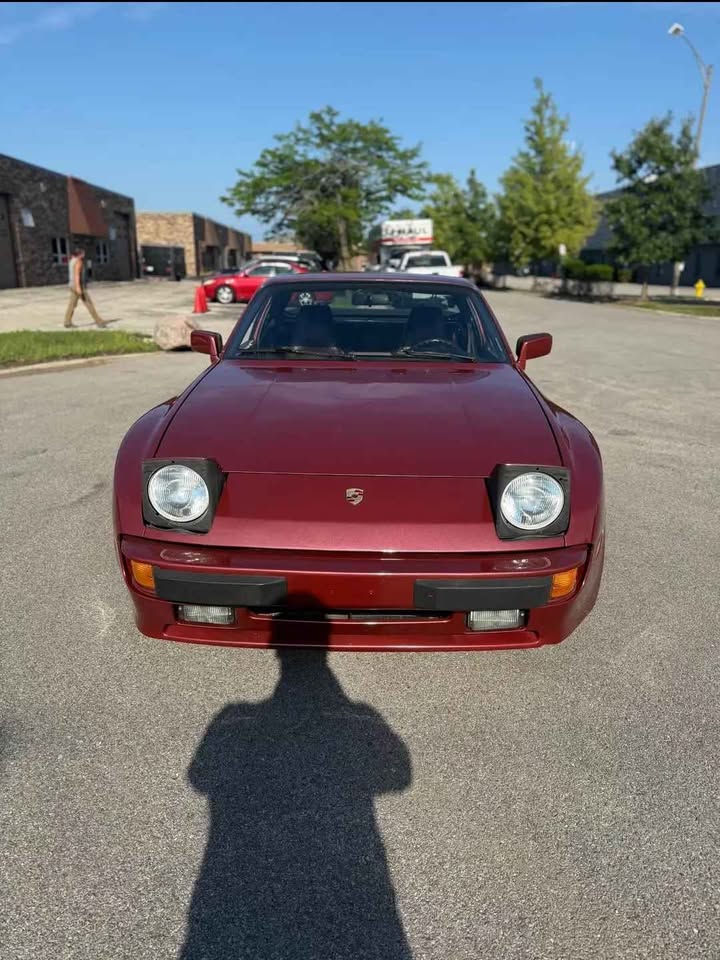 Burgundy 1985 Porsche 944 manual coupe For Sale