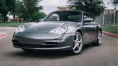 Gray 2002 Porsche 911 Carrera Black Edition cabriolet For Sale