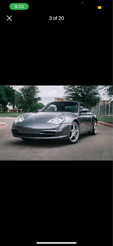 Gray 2002 Porsche 911 Carrera Black Edition cabriolet For Sale