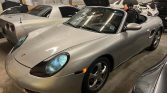 Silver 2001 Porsche Boxster Spyder convertible manual For Sale