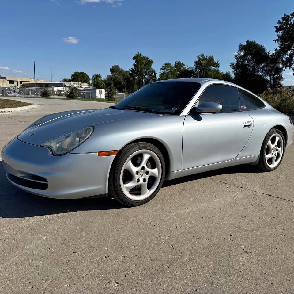 Silver 2002 Porsche 911 Carrera 2 coupe automatic For Sale