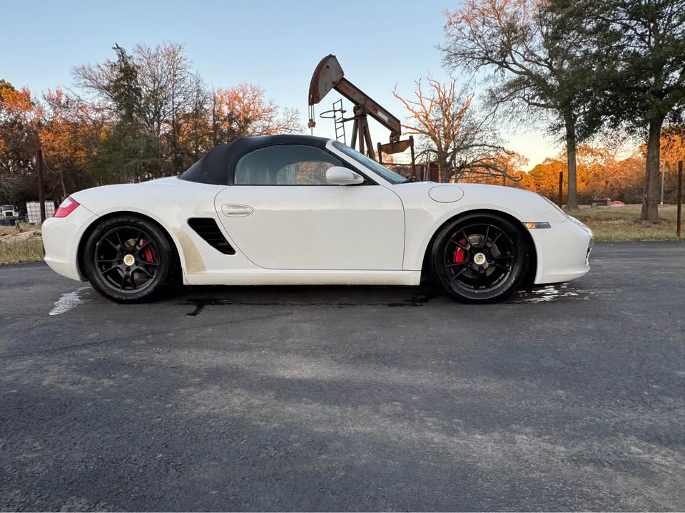 White 2005 Porsche Boxster roadster manual For Sale