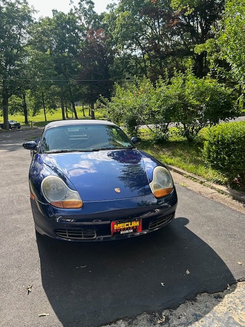 Blue 2001 Porsche Boxster automatic convertible For Sale