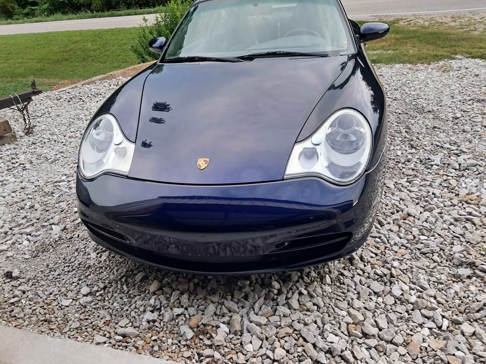 Blue 2002 Porsche 911 Carrera 2 Targa coupe manual For Sale