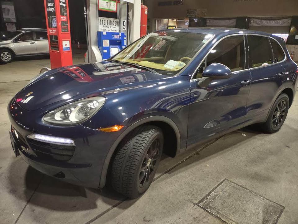 Blue 2012 Porsche Cayenne S automatic SUV For Sale