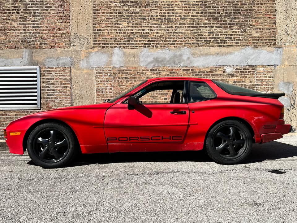 Red 1988 Porsche 944 automatic coupe For Sale