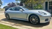 Silver 2014 Porsche Panamera 4S executive sedan automatic For Sale