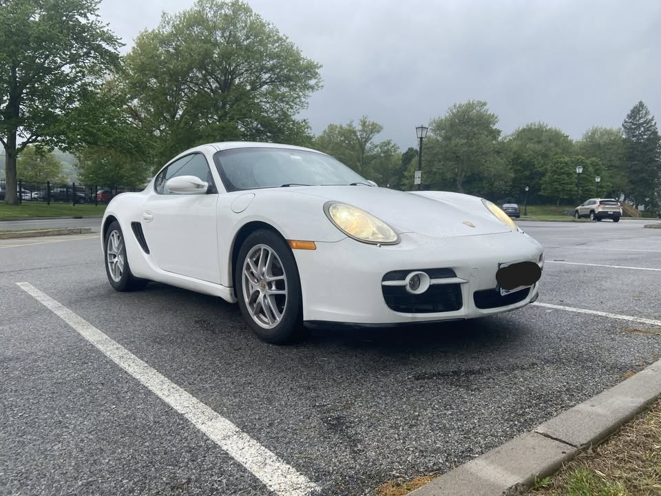 White 2007 Porsche Cayman manual coupe For Sale