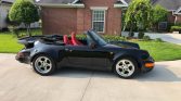 Black 1985 Porsche 911 low miles cabriolet manual For Sale