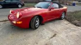Red 1994 Porsche 968 cabriolet automatic For Sale