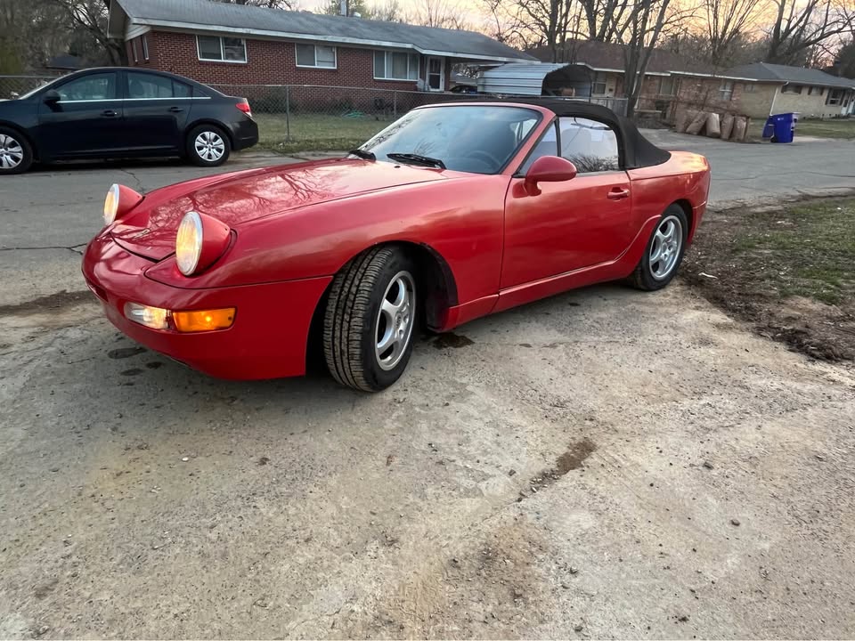 Red 1994 Porsche 968 cabriolet automatic For Sale