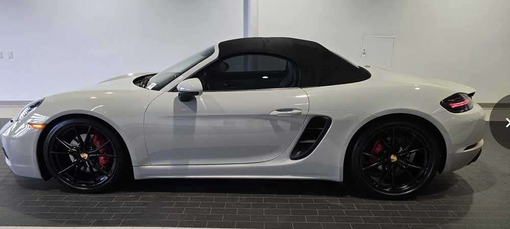 Chalk 2018 Porsche 718 Boxster GTS automatic convertible For Sale